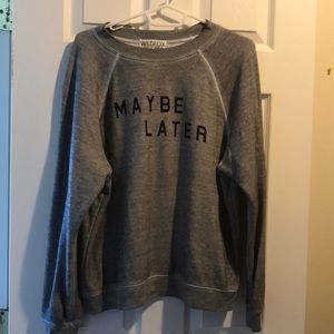 Wildfox “Maybe Later Maybe Never” Sweater